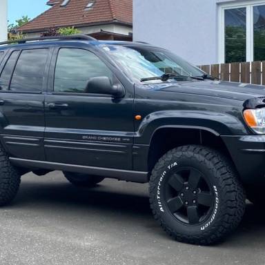 WJ 4.7 V8 4 Zoll Rough Country Reifen-Kardanwelle